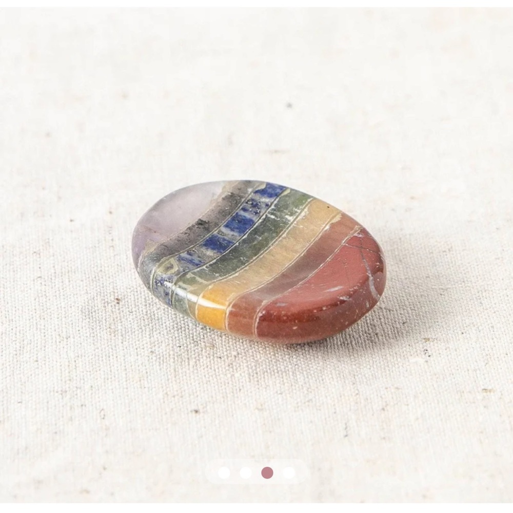 Tiny Rituals Chakra Worry Stone - Picture 4 of 5